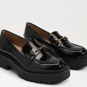 Sam Edelman size 8 black Laurs Lug Sole Loafer